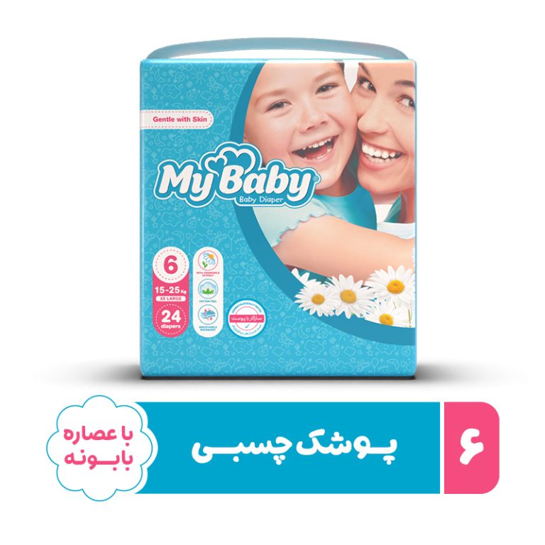 پوشک چسبی مای بیبی 6